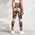 Pink And White Daisies For Yoga, Pilates, Everyday Style And Spring Outings Leggings - 6