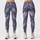 Lavender Blue Feather Scatter for Yoga Pilates and Everyday Casual Wear Leggings - 3