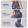 Lavender Blue Feather Scatter for Yoga Pilates and Everyday Casual Wear Leggings - 8