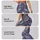 Lavender Blue Feather Scatter for Yoga Pilates and Everyday Casual Wear Leggings - 2