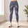 Lavender Blue Feather Scatter for Yoga Pilates and Everyday Casual Wear Leggings - 6