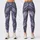 Lavender Blue Feather Scatter for Yoga Pilates and Everyday Casual Wear Leggings - 1