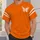 Orange Butterfly Football Motif for Game Day Spirit and Casual Weekend Wear All-over Print Unisex T-shirt - 5