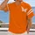 Orange Butterfly Football Motif for Game Day Spirit and Casual Weekend Wear All-over Print Unisex T-shirt - 2