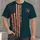 Vintage American Flag Vertical Stripes for Patriotic Weekends and Casual Everyday Style All-over Print Unisex T-shirt - 4