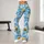 Cheerful Bumblebees Among Clouds and Daisies for Yoga, Pilates, and Everyday Style Leggings - 10
