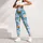 Cheerful Bumblebees Among Clouds and Daisies for Yoga, Pilates, and Everyday Style Leggings - 4