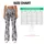 Whimsical Black and White Hens for Yoga, Pilates, and Everyday Outings Leggings - 7