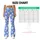 Periwinkle Daisy Blooms for Yoga Pilates and Sunny Casual Days for Women Leggings - 7