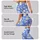 Periwinkle Daisy Blooms for Yoga Pilates and Sunny Casual Days for Women Leggings - 8