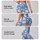 Periwinkle Daisy Blooms for Yoga Pilates and Sunny Casual Days for Women Leggings - 2