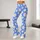 Periwinkle Daisy Blooms for Yoga Pilates and Sunny Casual Days for Women Leggings - 11