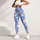 Periwinkle Daisy Blooms for Yoga Pilates and Sunny Casual Days for Women Leggings - 5