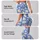 Periwinkle Daisy Blooms for Yoga Pilates and Sunny Casual Days for Women Leggings - 2