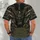 Bald Eagle and American Flag Camo for Outdoor Adventures and Patriotic Travel All-over Print Unisex T-shirt - 6