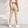 Pastel Paw Prints for Yoga, Pilates, Errands and Everyday Style for Women Pet Lovers Leggings - 5