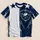 Navy And White Football Shield For Game Day Fans And Weekend Sports All-over Print Unisex T-shirt - 1