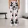 Black Cats in Santa Hats for Cozy Holiday Lounging and Festive Winter Outings Leggings - 10