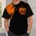 Halloween Pumpkin Spider Web and Bats for October Parties and Festive Seasonal Nights All-over Print Unisex T-shirt - 5