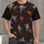 Gothic Ghosts, Pumpkins And Black Roses For Halloween Nights And Autumn Party Cosplay All-over Print Unisex T-shirt - 4