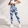 Blue And White Camo Style For Yoga, Pilates, Gym And Everyday Activewear Leggings - 5