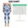 Blue And White Camo Style For Yoga, Pilates, Gym And Everyday Activewear Leggings - 1