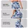Blue And White Camo Style For Yoga, Pilates, Gym And Everyday Activewear Leggings - 2