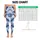 Blue And White Camo Style For Yoga, Pilates, Gym And Everyday Activewear Leggings - 3