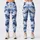Blue And White Camo Style For Yoga, Pilates, Gym And Everyday Activewear Leggings - 1