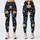 Smiling Golden Stars for Yoga, Pilates, and Everyday Casual Wear Leggings - 3