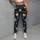 Smiling Golden Stars for Yoga, Pilates, and Everyday Casual Wear Leggings - 4