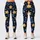 Smiling Golden Stars for Yoga, Pilates, and Everyday Casual Wear Leggings - 1