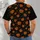 Glowing Jack-O'-Lanterns and Bats for Halloween Parties and Spooky Autumn Nights All-over Print Unisex T-shirt - 6