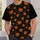 Glowing Jack-O'-Lanterns and Bats for Halloween Parties and Spooky Autumn Nights All-over Print Unisex T-shirt - 5