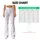 Gray White Blush Polka Dots for Studio Workouts and Everyday Athleisure Leggings - 7