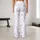 Gray White Blush Polka Dots for Studio Workouts and Everyday Athleisure Leggings - 10