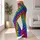 Rainbow Leopard Spots for Yoga, Pilates, and Colorful Everyday Style Leggings - 11