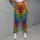 Rainbow Leopard Spots for Yoga, Pilates, and Colorful Everyday Style Leggings - 5