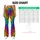Rainbow Leopard Spots for Yoga, Pilates, and Colorful Everyday Style Leggings - 7