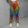 Rainbow Leopard Spots for Yoga, Pilates, and Colorful Everyday Style Leggings - 4