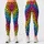 Rainbow Leopard Spots for Yoga, Pilates, and Colorful Everyday Style Leggings - 1