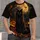 Black Cat, Full Moon and Pumpkin Halloween Night for Autumn Seasonal Celebrations All-over Print Unisex T-shirt - 4