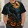 Full Moon Crow, Autumn Lanterns And Glowing Pumpkins For Halloween Night Celebrations All-over Print Unisex T-shirt - 5