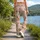 Playful Corgi and Paw Motifs for Yoga, Running, and Everyday Fitness Wear for Women Leggings - 12