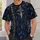 Gothic Raven Mask and Blue Feathers for Dark Evening Style and Alternative Wear All-over Print Unisex T-shirt - 5