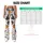 Whimsical Orange, Charcoal and White Cats for Yoga, Pilates and Everyday Wear Leggings - 7
