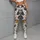 Whimsical Orange, Charcoal and White Cats for Yoga, Pilates and Everyday Wear Leggings - 6