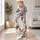 Whimsical Orange, Charcoal and White Cats for Yoga, Pilates and Everyday Wear Leggings - 12