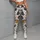 Whimsical Orange, Charcoal and White Cats for Yoga, Pilates and Everyday Wear Leggings - 4