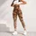 Cute Teddy Bear Polka Dots for Cozy Gym Days, Running, and Everyday Fitness Style Leggings - 4